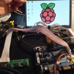 Raspberry Pi läuft mit Touch Screen Panel